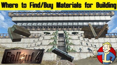 fallout 4 building materials|More.